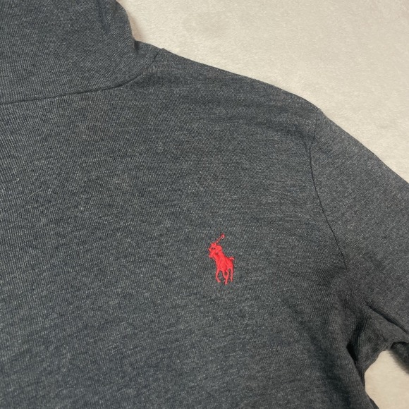 Polo Ralph Lauren Sport Long Sleeve Top Womens S Pima Cotton Blend Shirt Grey - Picture 3 of 8